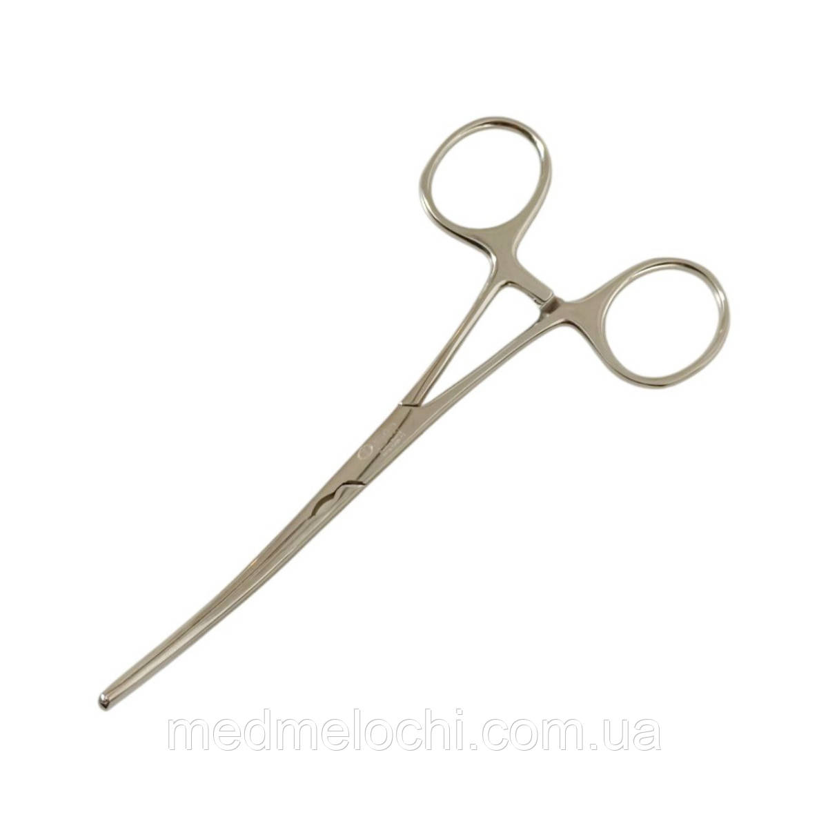 Кишковий затискач Doyen-Atrauma зігнутий Tisson Medical. Довжина 13 см, фото 1