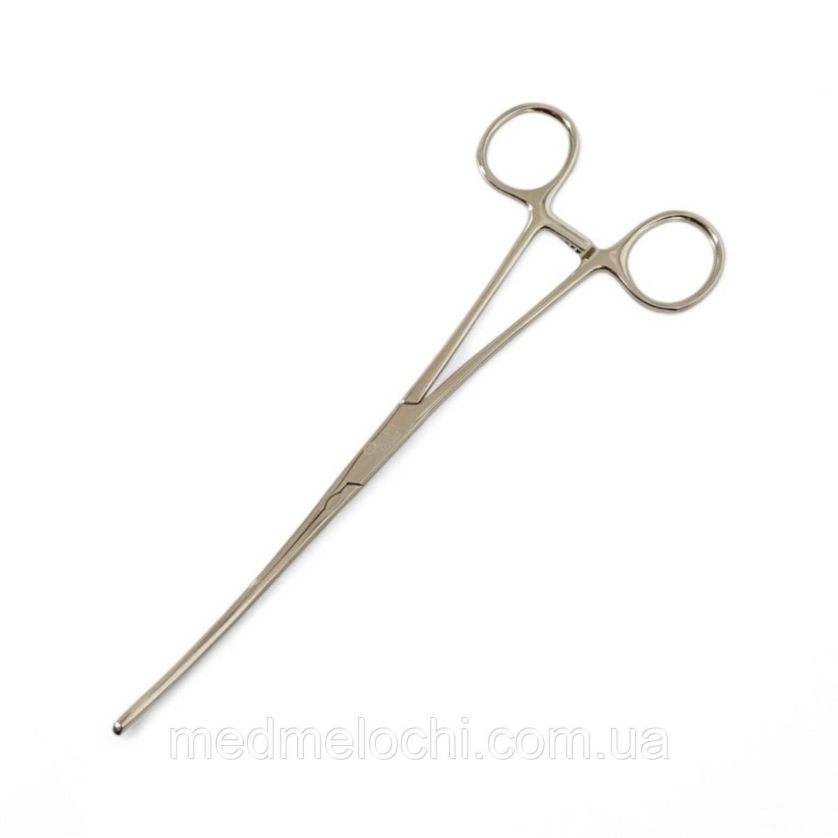 Кишковий затискач Doyen-Atrauma зігнутий Tisson Medical. Довжина 21 см
