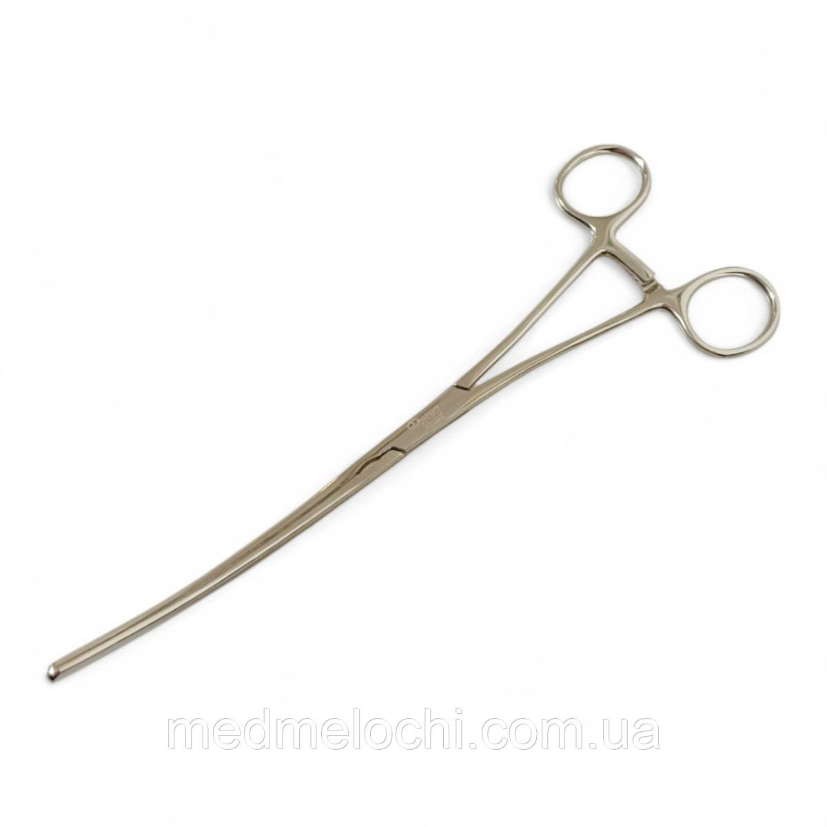 Кишковий затискач Doyen-Atrauma зігнутий Tisson Medical. Довжина 23 см