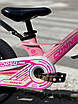 Велосипед дитячий 14" Corso CONNECT MG-14608 рожевий на зріст 95-105 см, фото 6