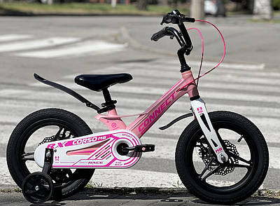 Велосипед дитячий 14" Corso CONNECT MG-14608 рожевий на зріст 95-105 см