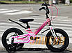 Велосипед дитячий 14" Corso CONNECT MG-14608 рожевий на зріст 95-105 см, фото 2