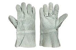 Рукавичка замшева крага 10.5" x 270мм сіра (Д-ПCH8)