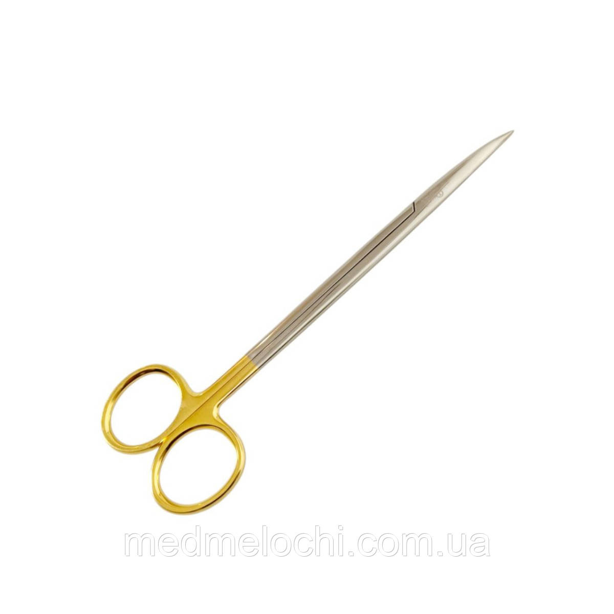 Операційні ножиці Metzenbaum гострокінцеві, зігнуті Gold Series Tisson Medical. Довжина 20 см