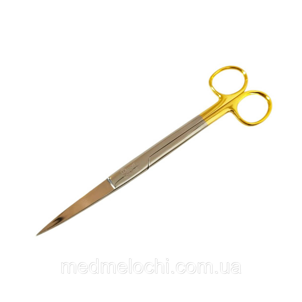 Операційні ножиці гострокінцеві, прямі Gold Series Tisson Medical. Довжина 20 см, фото 1