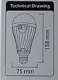 Лампа акумуляторна DURALITE-12 12W 6400К E27 Horoz Electric матова біла пластикова з портом USB А60, фото 8