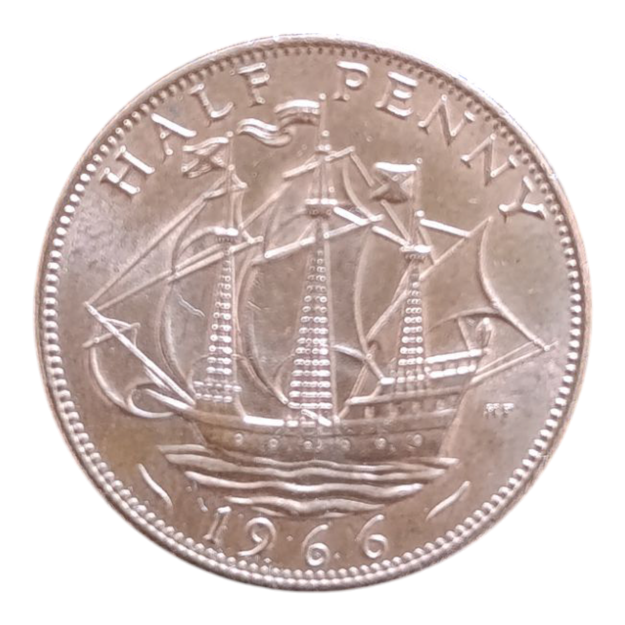 Велика Британія ½ пенні, 1966