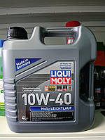 Liqui Moly MoS2 Leichtlauf 10W-40 4л (1917/6948)  Напівсинтетична моторна олива з молібденом для двигуна бензин дизель газ