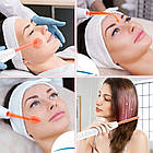 Косметологічний дарсонваль + 4 насадки, від мережі 220В, LZ 006A / Апарат для догляду за шкірою обличчя та тіла, фото 5