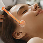 Косметологічний дарсонваль + 4 насадки, від мережі 220В, LZ 006A / Апарат для догляду за шкірою обличчя та тіла, фото 2