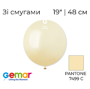 GEMAR-ДЖ 19" 058 Металік Айворі | Metallic Ivory, фото 1