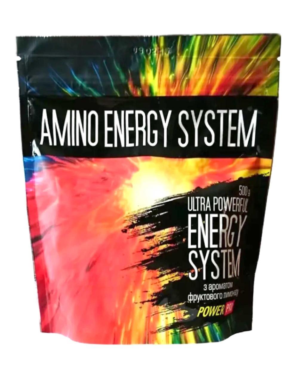 Амінокислоти комплексні Power Pro Amino Energy system 500 г смак Лимонад