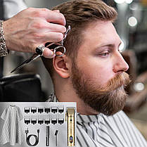 Roziapro Professional Hair Clipper, бездротовий тример для бороди для чоловіків, фото 6