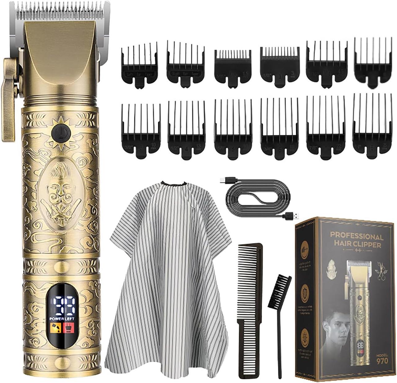 Roziapro Professional Hair Clipper, бездротовий тример для бороди для чоловіків