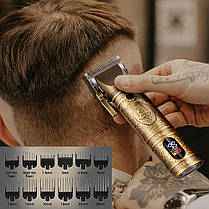 Roziapro Professional Hair Clipper, бездротовий тример для бороди для чоловіків, фото 3