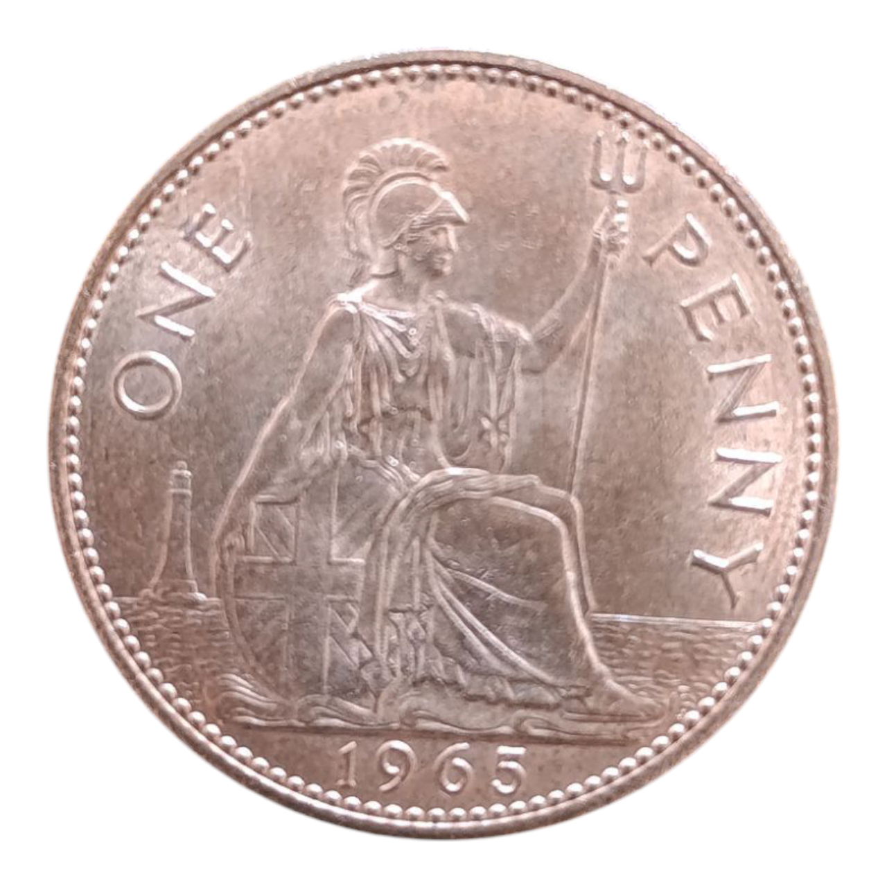 Велика Британія 1 пенні, 1965
