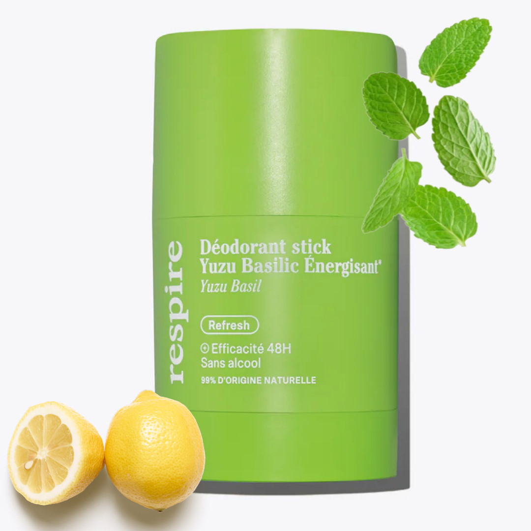 Respire Дезодоранти Твердий 48-годинна ефективність, Yuzu Basil 50 мл Франція., фото 1