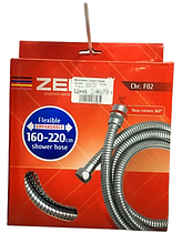 Шланг для душу розтяжний з підшипником ZERIX Expandable Chr.F02 (ZX0113) 160-220 см
