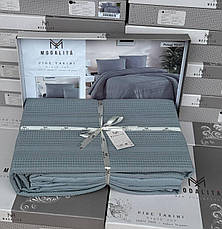 Постільна білизна з вафельним покривалом Євро, фото 5