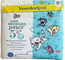 Підгузки-трусики Etos Нідерланди Junior 5 (12-18кг) 33шт