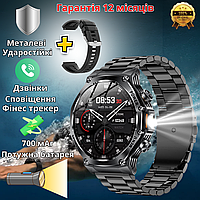 Умные часы мужские смарт Bluetooth с функцией звонка Smart Watch водонепроницаемые ударопрочные