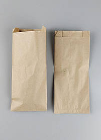 Бумажные пакеты саше 10/4*21 Коричневый (100 шт)