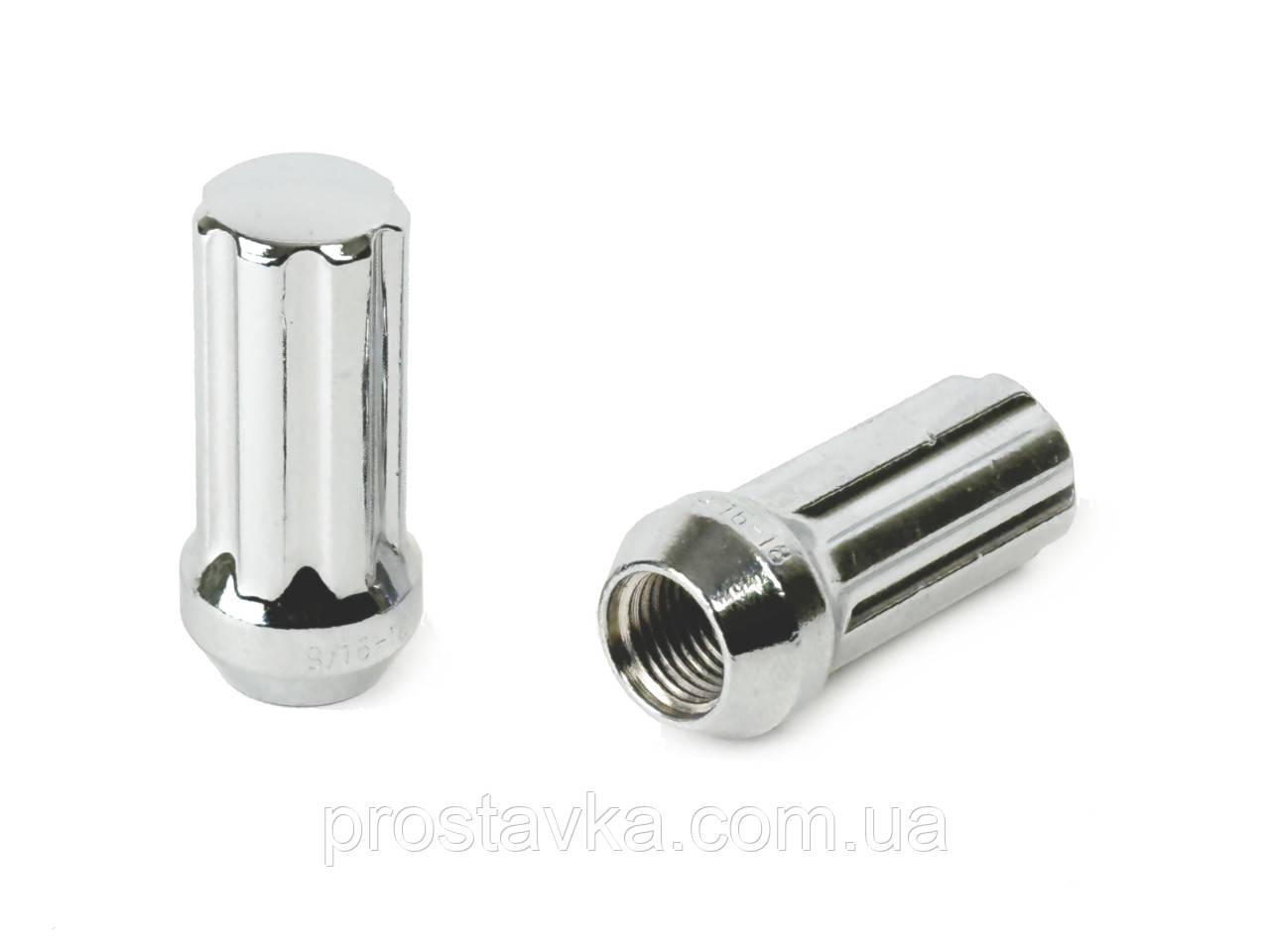 Гайка колісна 307767 Cr 9/16"-18 Хром висота 51 мм Конус із виступом., закр., ключ K212207SD