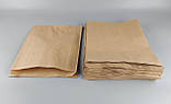 Бумажные пакеты саше 25/8*30 коричневый (100 шт), фото 4