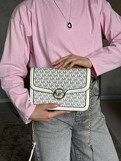 Сумка кросс-боді Michael Kors Jessie Small Signature Білий