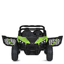 Електромобіль Джип Баггі дитячий (2 мотори 150W, акк 24V7AH, музика, світло, TF, APP) Bambi M 5911EBLR-2-5(24V) Зелений, фото 2