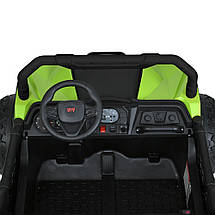 Електромобіль Джип Баггі дитячий (2 мотори 150W, акк 24V7AH, музика, світло, TF, APP) Bambi M 5911EBLR-2-5(24V) Зелений, фото 4