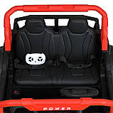 Електромобіль Джип Баггі дитячий (2 мотори 150W, акк 24V7AH, музика, світло, TF, APP) Bambi M 5911EBLR-3-2(24V) Червоний, фото 10