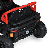 Електромобіль Джип Баггі дитячий (2 мотори 150W, акк 24V7AH, музика, світло, TF, APP) Bambi M 5911EBLR-3-2(24V) Червоний, фото 9