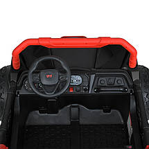 Електромобіль Джип Баггі дитячий (2 мотори 150W, акк 24V7AH, музика, світло, TF, APP) Bambi M 5911EBLR-3-2(24V) Червоний, фото 5