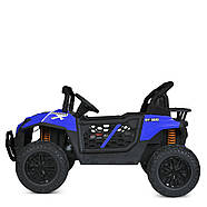 Електромобіль Джип Баггі дитячий (2 мотори 150W, акк 24V7AH, музика, світло, TF, APP) Bambi M 5911EBLR-4-2(24V) Синій, фото 2