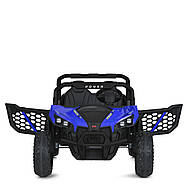 Електромобіль Джип Баггі дитячий (2 мотори 150W, акк 24V7AH, музика, світло, TF, APP) Bambi M 5911EBLR-4-2(24V) Синій, фото 3