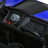 Електромобіль Джип Баггі дитячий (2 мотори 150W, акк 24V7AH, музика, світло, TF, APP) Bambi M 5911EBLR-4-2(24V) Синій, фото 10