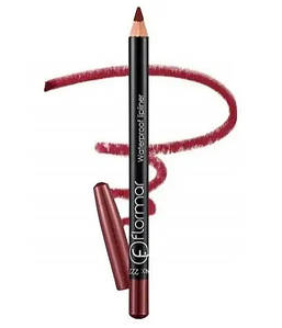 Водостійкий олівець для губ Flormar № 222, Crimson Brown