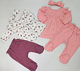 Комплект для дівчинки з інтерлоку (розмір 62/68), фото 6