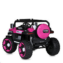 Електромобіль дитячий Джип (2 мотори 45W, 2 мотори 25W, 1 акум. 24V5AH, MP3, USB, EVA) M 5824EBLRS-8(24V), фото 4