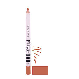 Контурний олівець для губ Pretty By Flormar №201, NUDE BEIGE