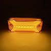 Ліхтар габаритний 12-24V жовтий (LED) неон, фото 6
