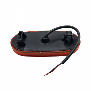 Ліхтар габаритний 12-24V жовтий (LED) неон, фото 3