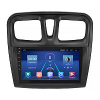 Al Штатна магнітола для Dacia Logan 2 Рестайлінг 2016-2020 екран 9" 4/32Gb 4G Wi-Fi GPS Top Android