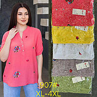 Блузки жіночі (Розміри: 48-56) "Лен"