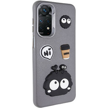 Чохол TPU Leather Toys для Xiaomi Redmi Note 11 Pro 4G/5G / 12 Pro 4G Monster / Grey