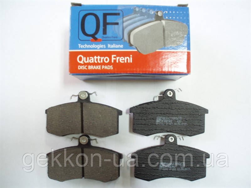 Колодка гальмівна передня ВАЗ 2108 (к-т 4 шт) "Quattro Freni"