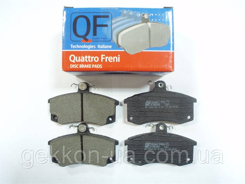 Колодка гальмівна ВАЗ 2110 передня (к-т 4 шт) "Quattro Freni"