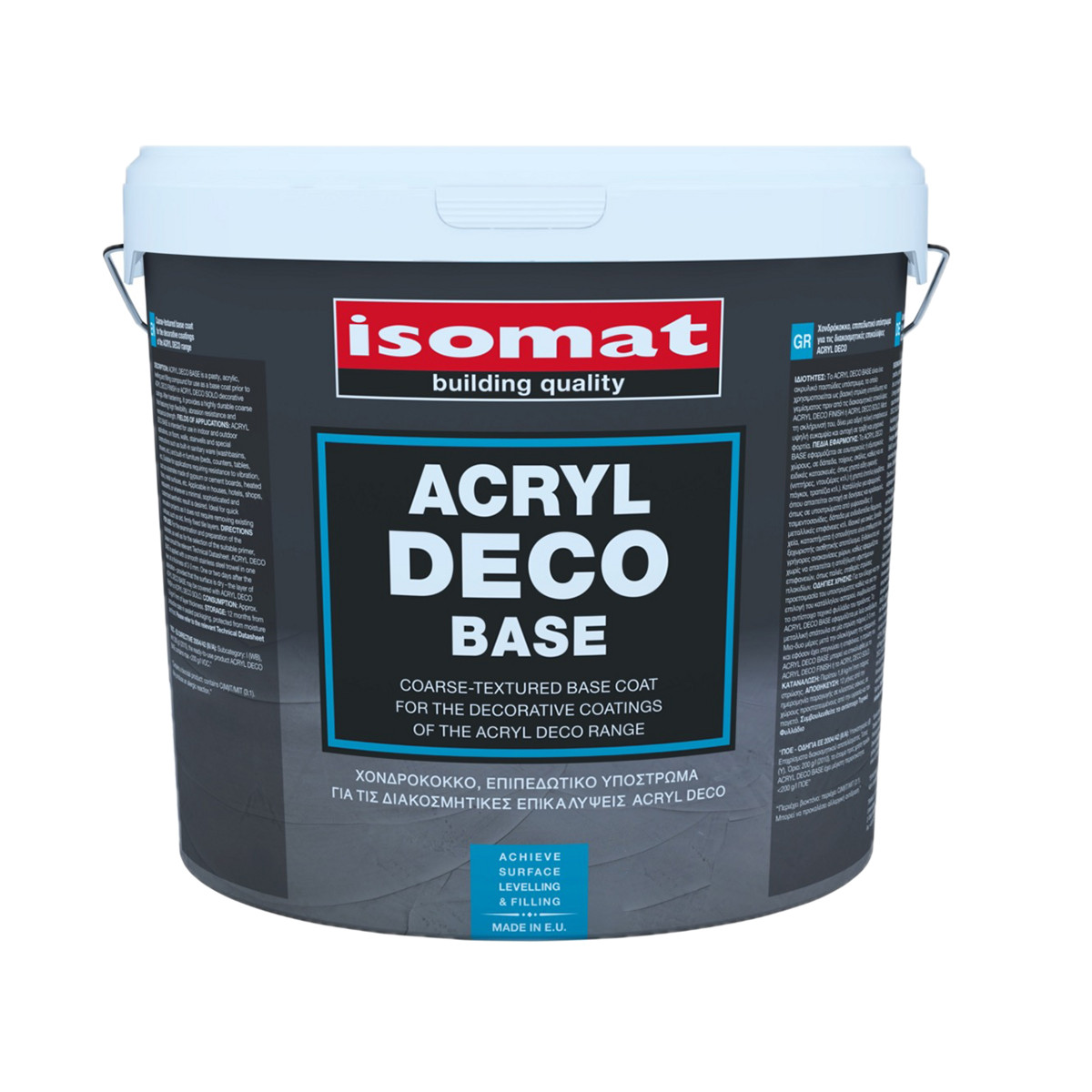 Акрилове мікроцементне покриття Isomat Acryl Deco Base білий 15кг