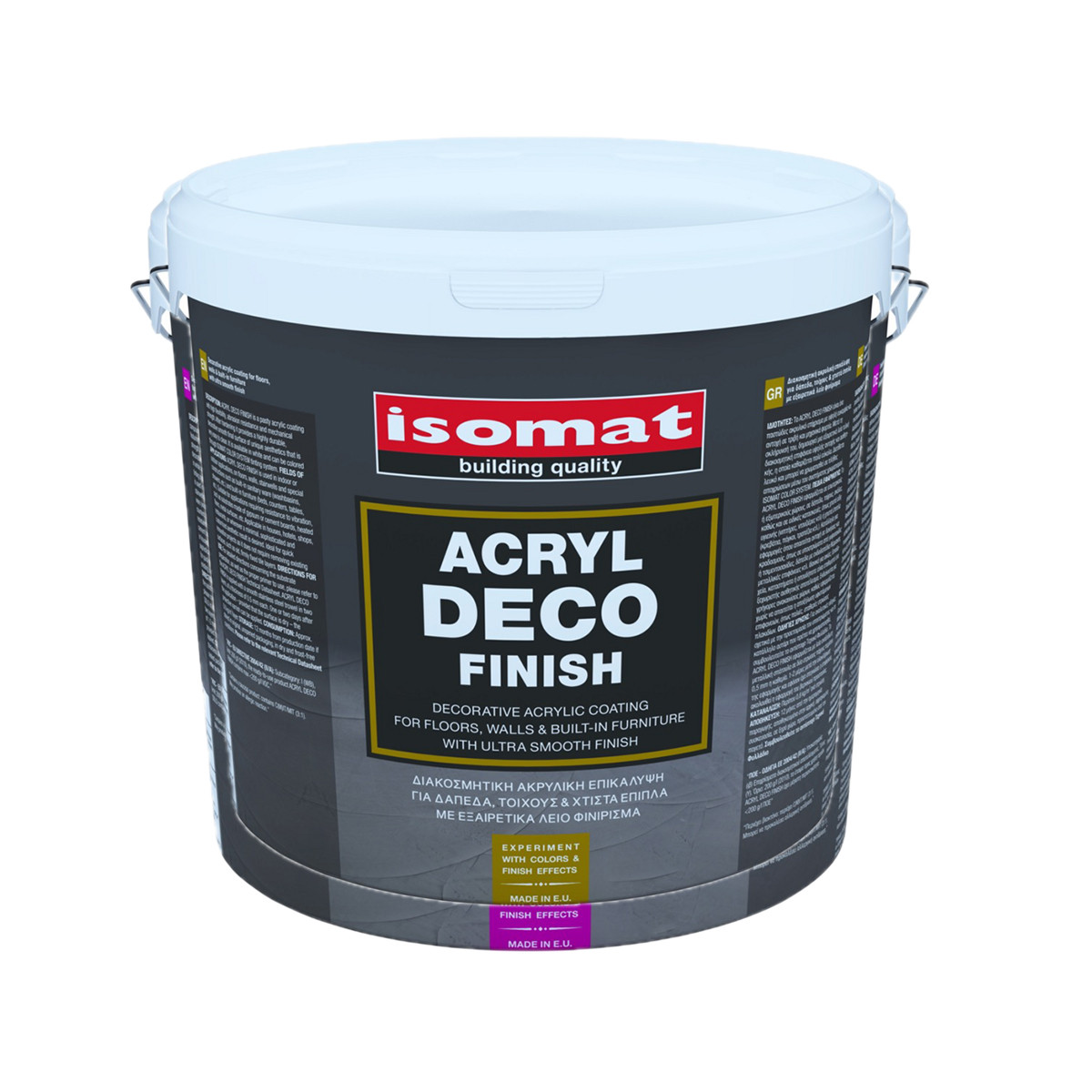 Акрилове мікроцементне покриття Isomat Acryl Deco Finish білий 5кг